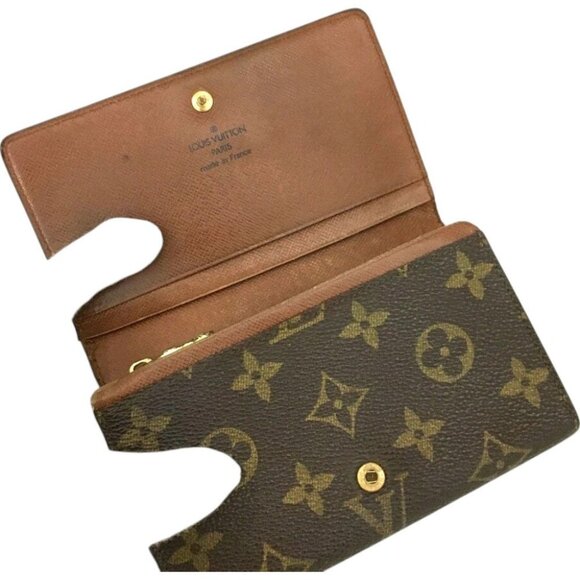 016158BN (L1) Louis Vuitton Wallet Porte Monnaie Billets Tresor Brown Monogram - Picture 5 of 9